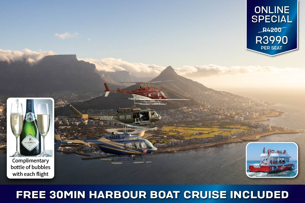 Cape Town Helicopter Tour Camps Bay Hout Bay